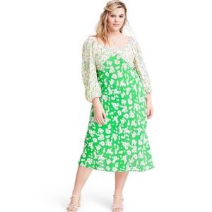 NWT SOLD OUT RIXO Daisy Long Sleeve Spring Dress